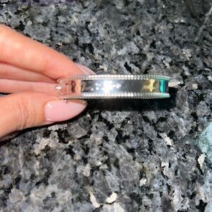 Elegant Silver Bangle Bracelet